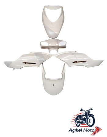 SPACY 110 KAPORTA SETİ BEYAZ BOYALI PARÇALAR CTVR #Ç36208